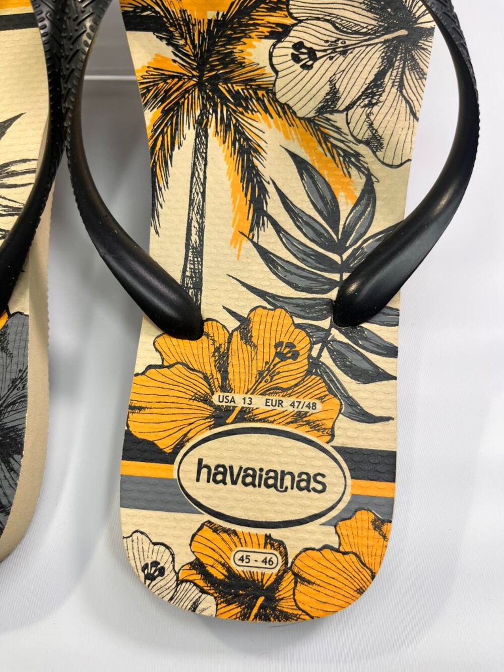 Havaianas Flip Flops Men’s size 13 Palm Beach Sandals Fathers Day Gift - Picture 3 of 6